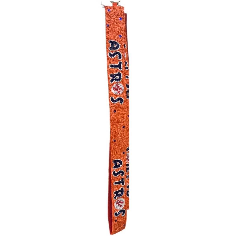 Brand New Beaded Astros Purse Strap